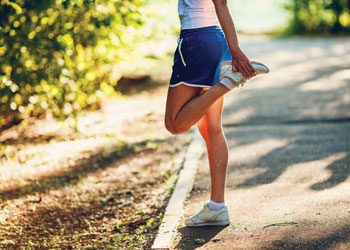 The Ultimate Shape Up Lady stretching and keeping fit with The Ultimate Shape Up 12 week health program