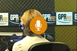 Spotscreen on 6PR Drive radio in Perth